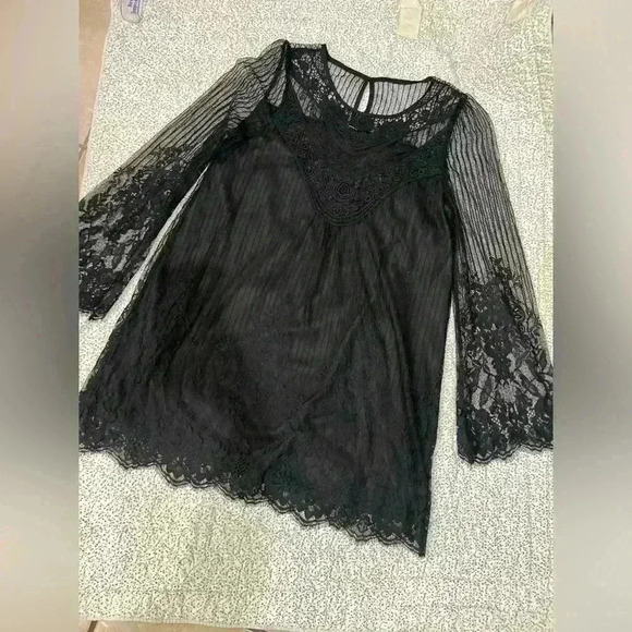 Blu pepper women’s dress size med Dark black color - Picture 8 of 12